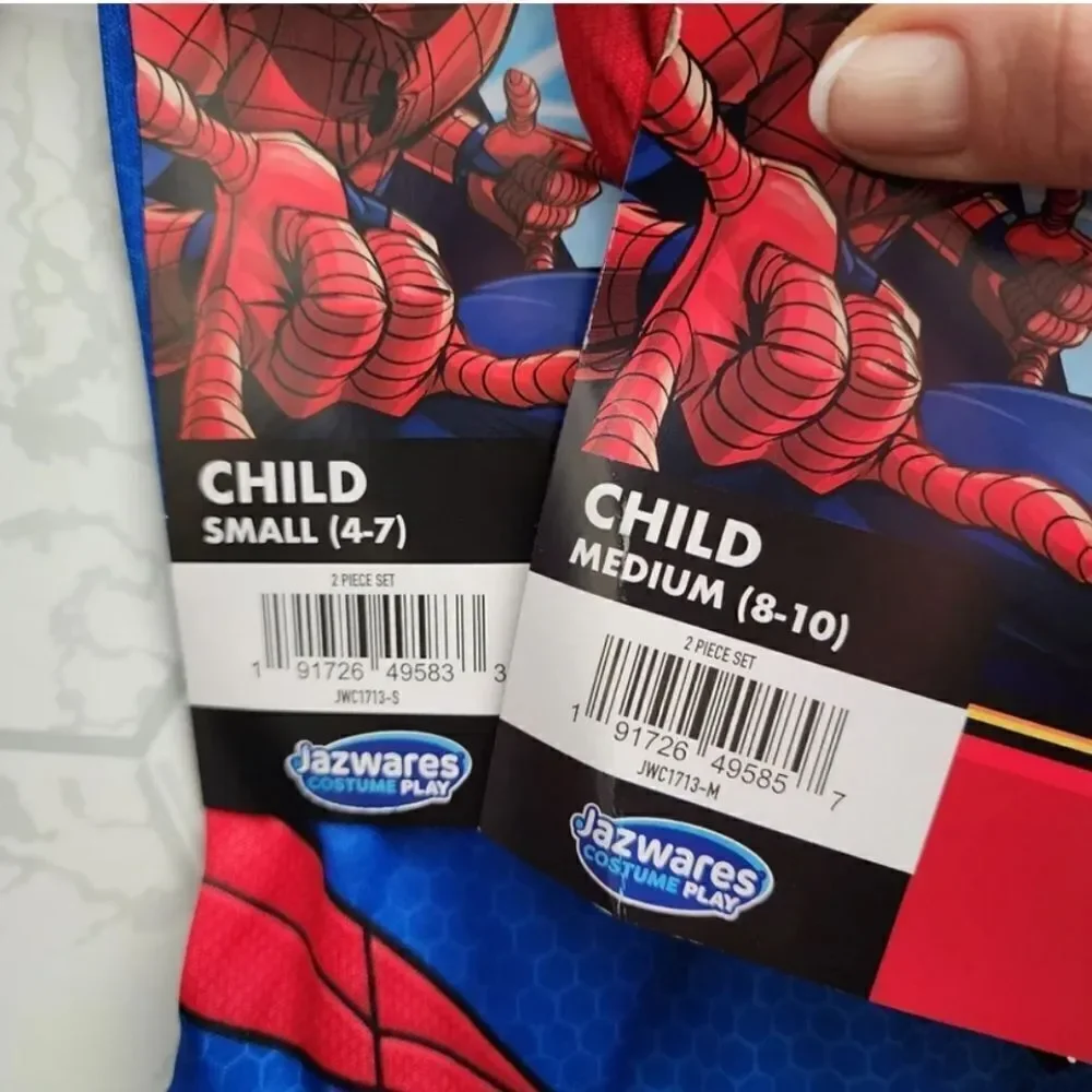 Nwt Toddler Officially Licensed Boys Marvel Spiderman Halloween Costume - Picture 4 of 4